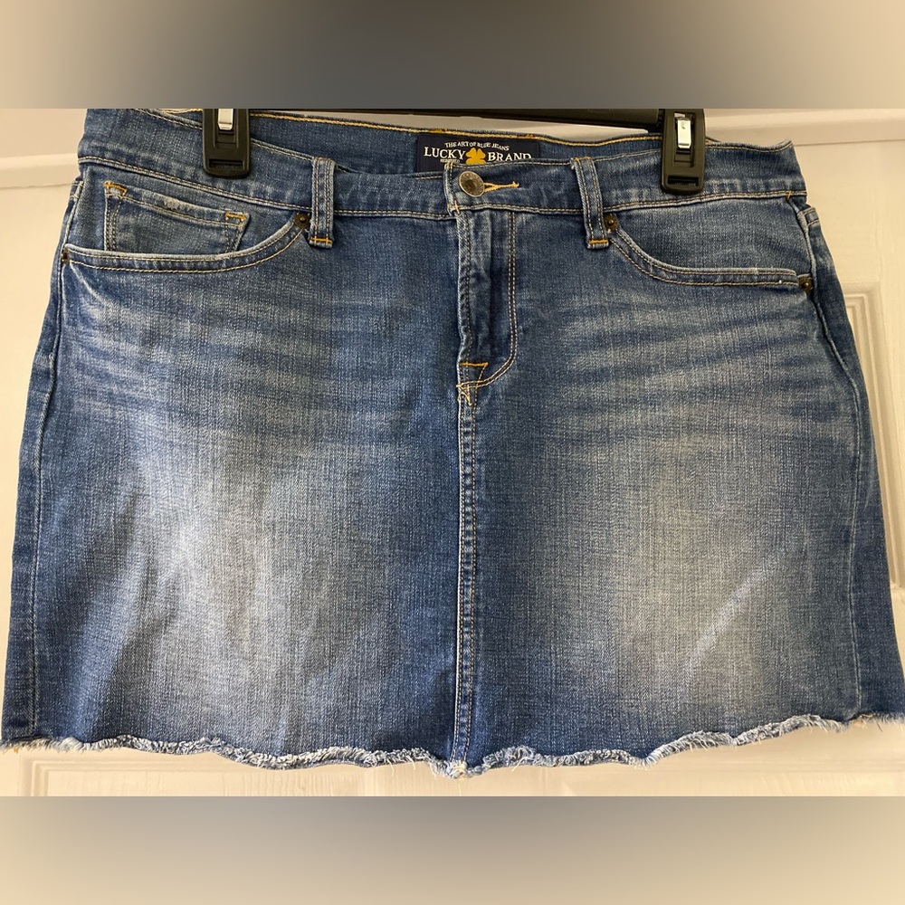 Lucky Brand Jean Skirt - Picture 1 of 4